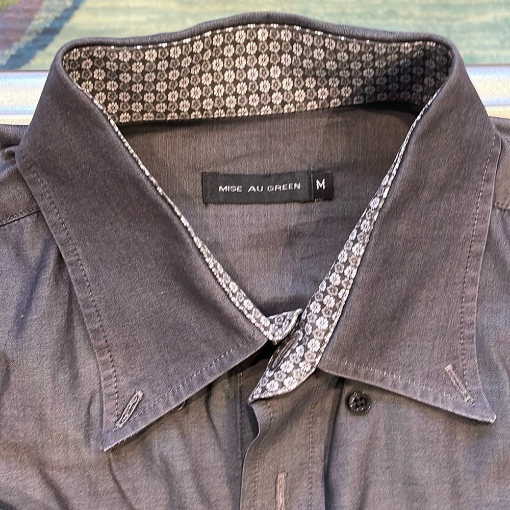 Mise au Green long sleeve button up shirt